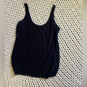 Express womens dreamweight cotton black tank size large